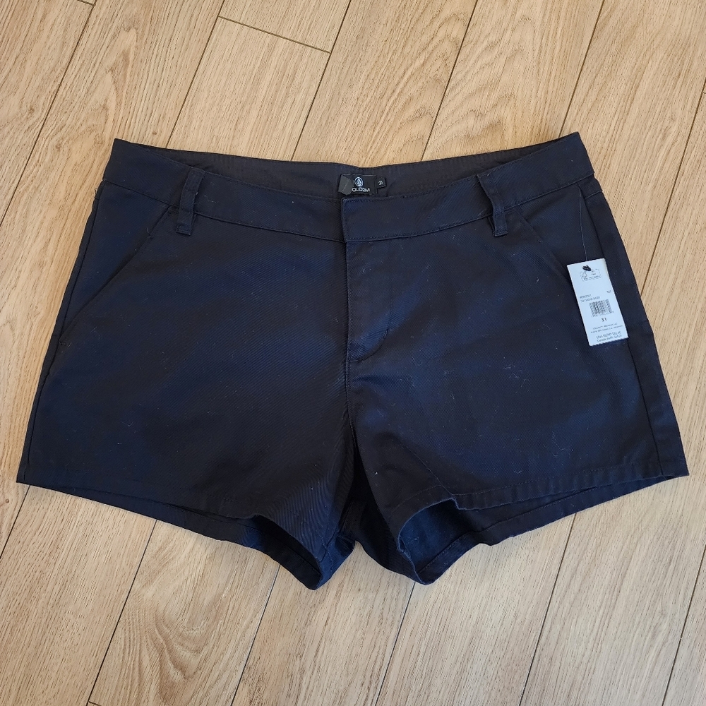 NWT Volcom So Chickie Chino Shorts-31